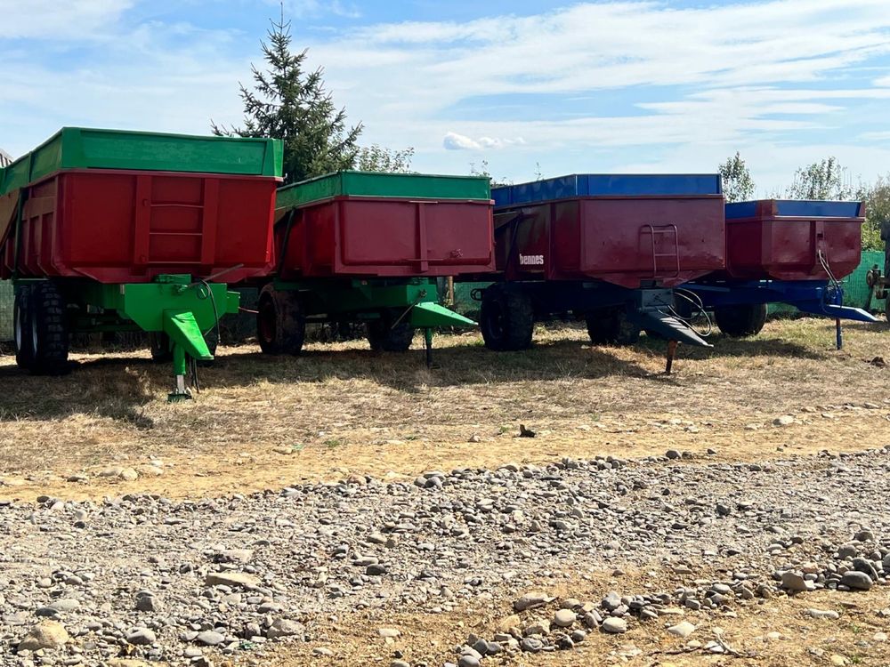 Remorca agricolă  basculabilă benăde 8 tone