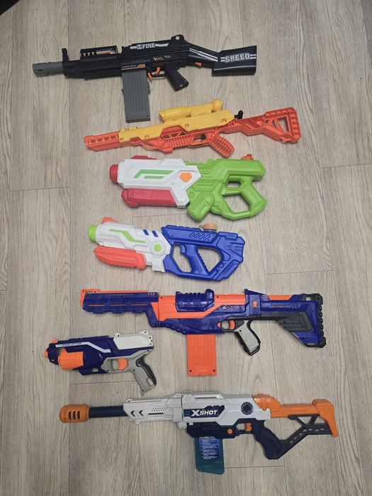 Игрушки NERF, X-SHOT, водяной, автомат