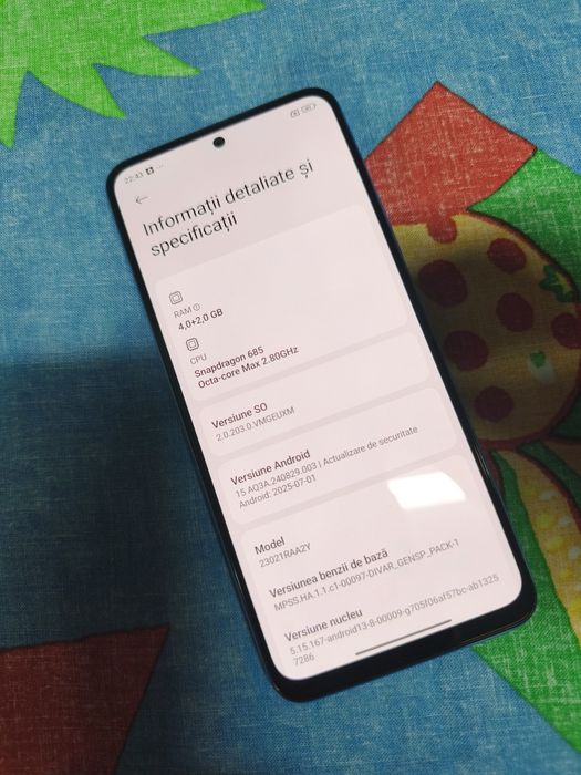 Redmi note 12 128/4+2 GB RAM