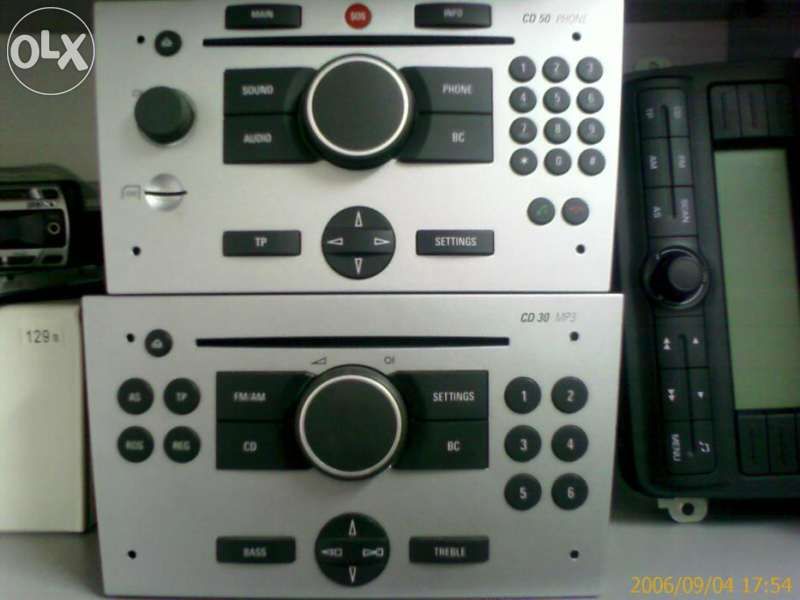 аудио система за кола /opel cd30 /opel cd30 mp3/opel cd50/opel cd70