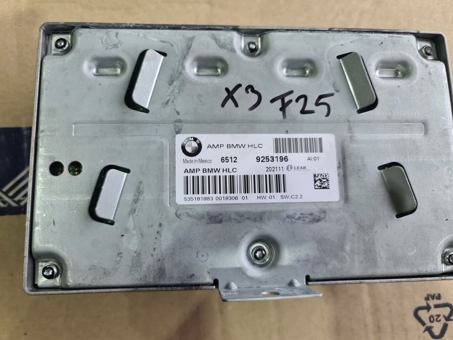 Amplificator statie Audio Hi-fi Bmw Suv X3 X4 F25 F26 cod 6512 9253196