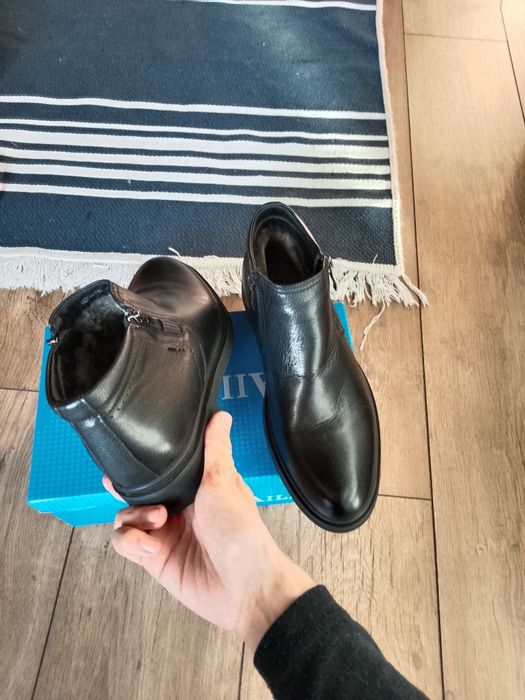 новая зимняя мужская кожаная натальная кожа обувь 39 размер