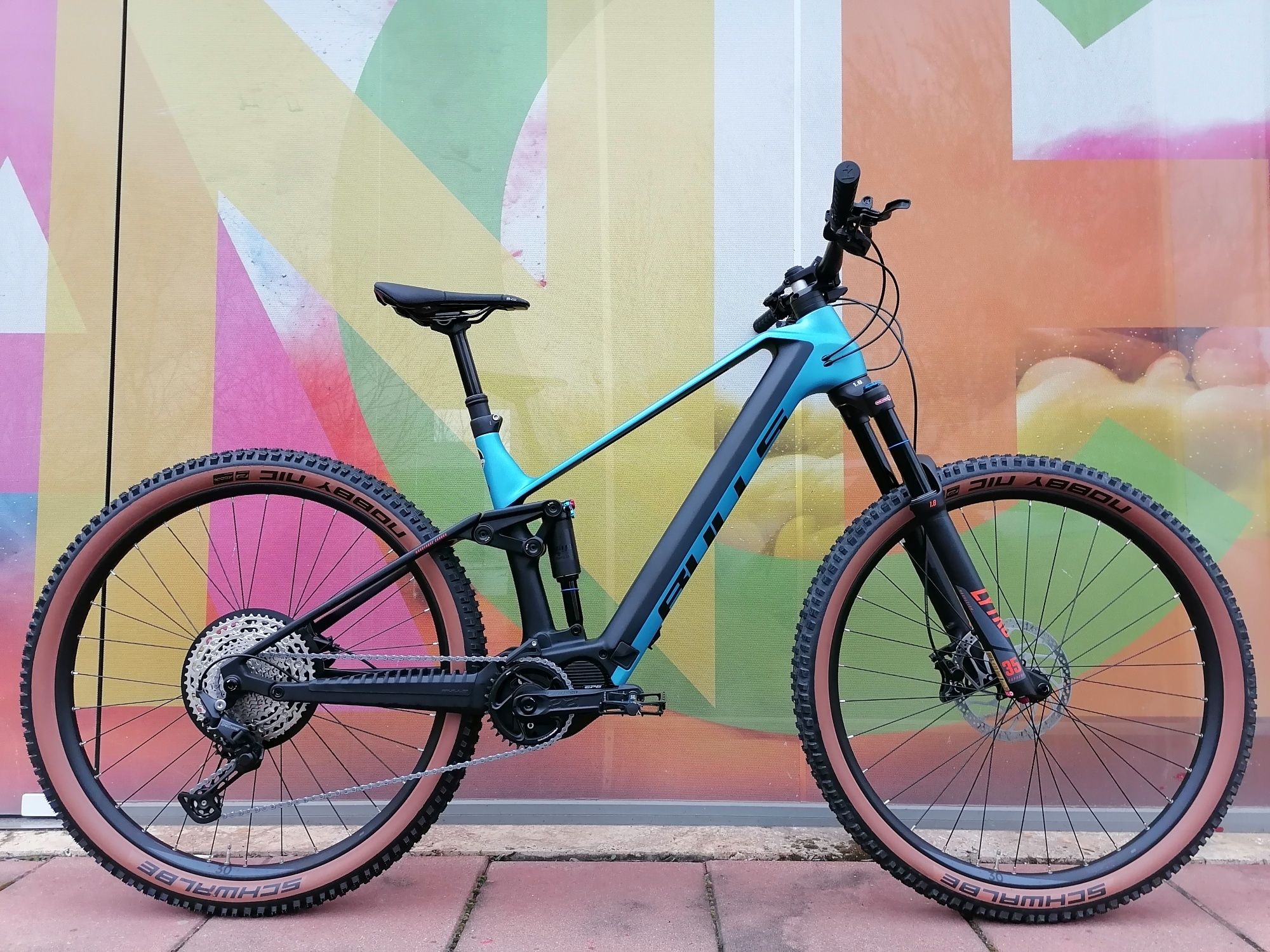 Нов Електрически Карбонов  BULLS*29*Рамка-Л*750watta батерия*Shimano