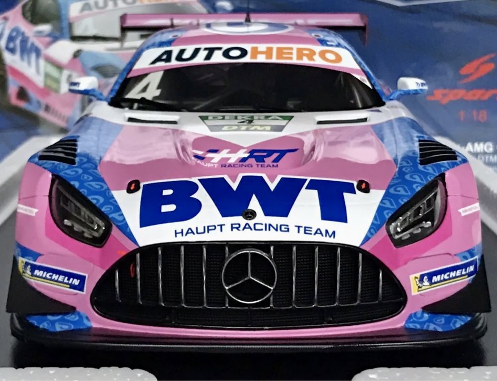 Macheta raliu WRC DTM 1:18 Spark Mercedes amg GT 3 HRT 2021