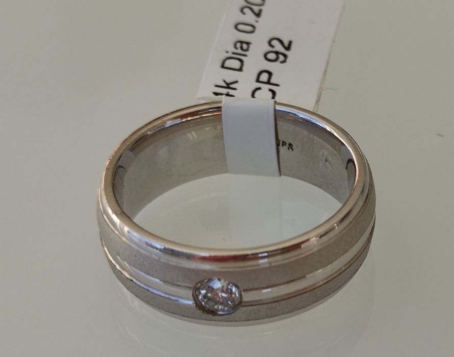 Verigheta aur 14k cu diamant 0.2ct 12,45gr