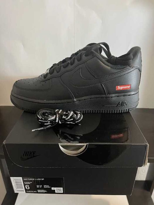 Nike Air Force 1 Low Supreme Black R.44