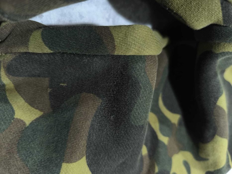 Camo Bape Shark Pullover Hoodie Hanorac 100 Bumbac Marime S