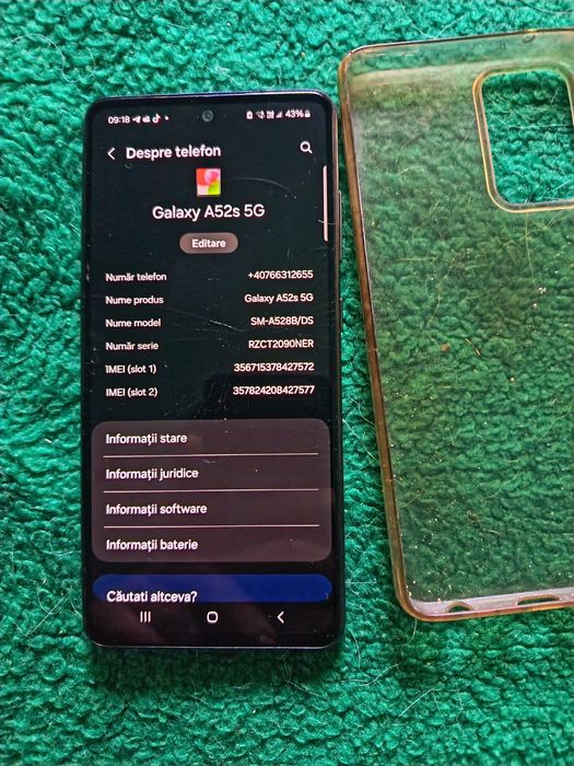 Vând Samsung a52s 5g