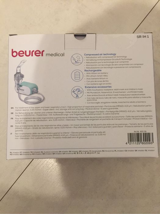Inhalator portabil Beurer SR IH1 Nou Sigilat