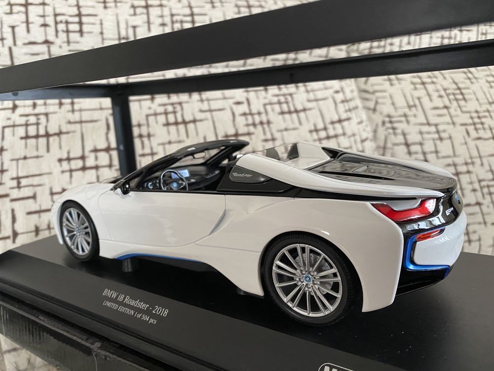 MINICHAMPS BMW i8 2018 machetă auto scara 1:18 limited ed 504 buc