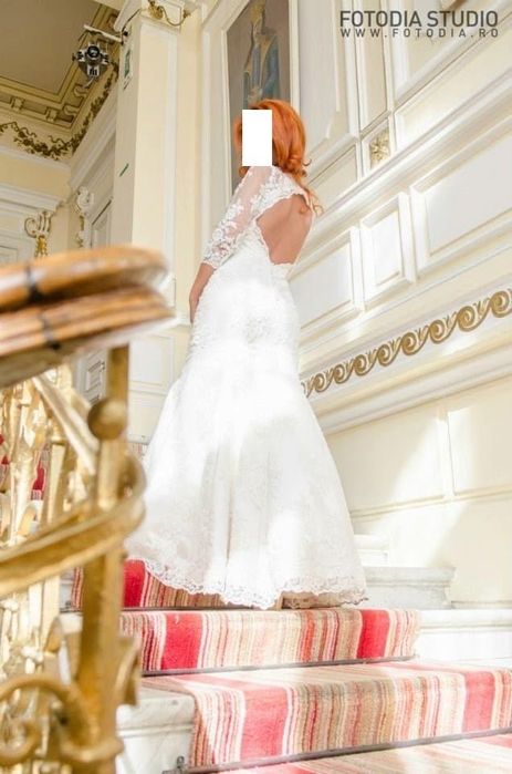 Rochie Mireasa Tip Sirenă Impecabila