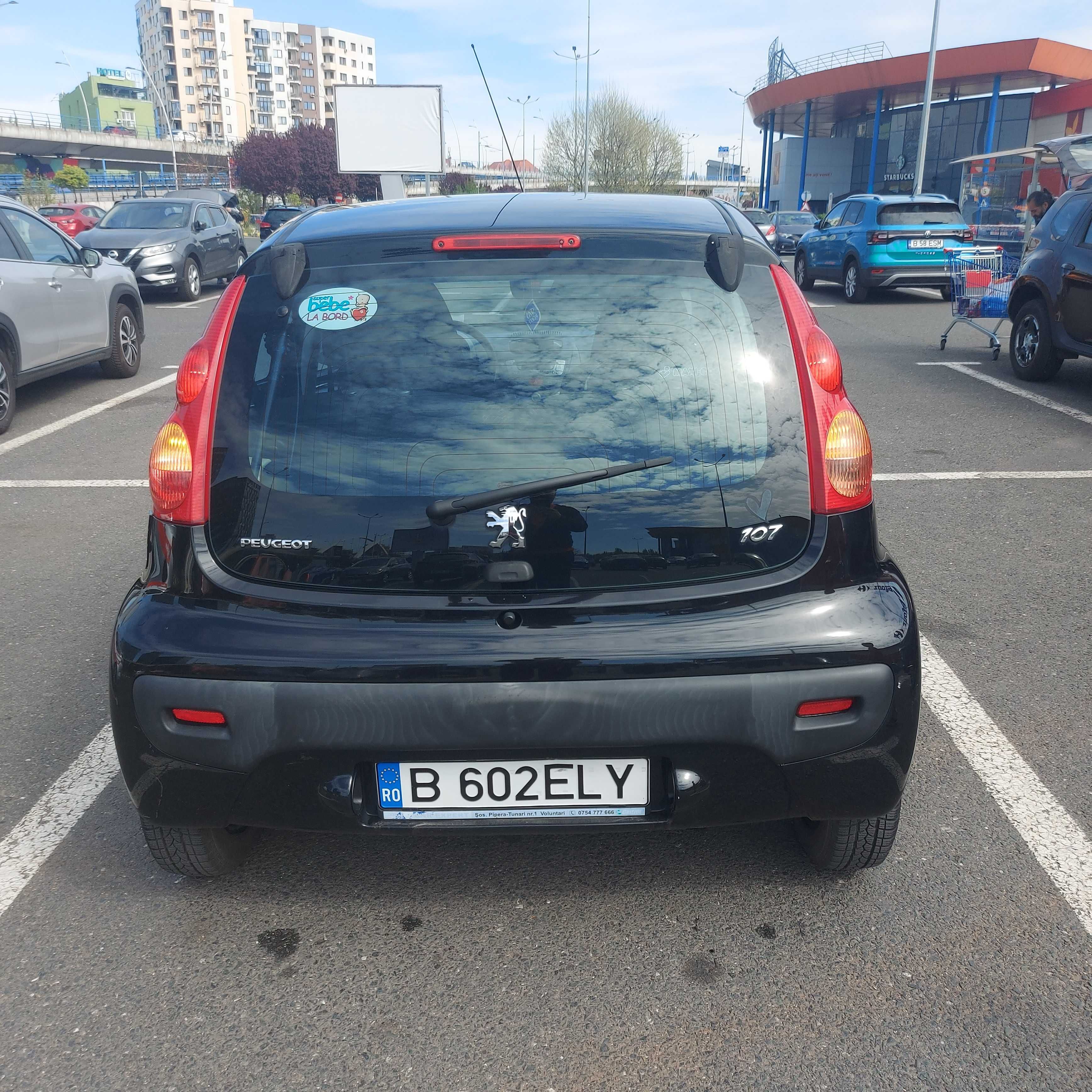 Vand Peugeot 107, din 2009, 125000km