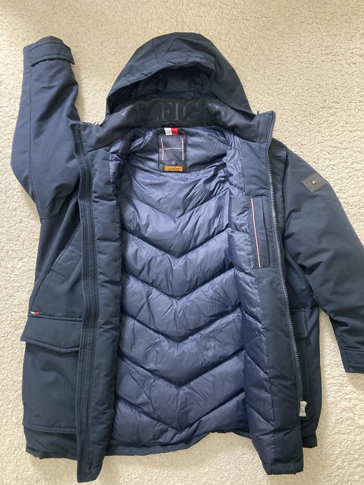 Geaca puf Parka Tommy Hilfinger XL impermeabila