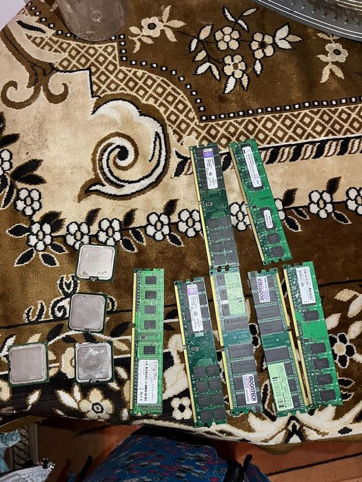 Процессоры и плашки ОЗУ