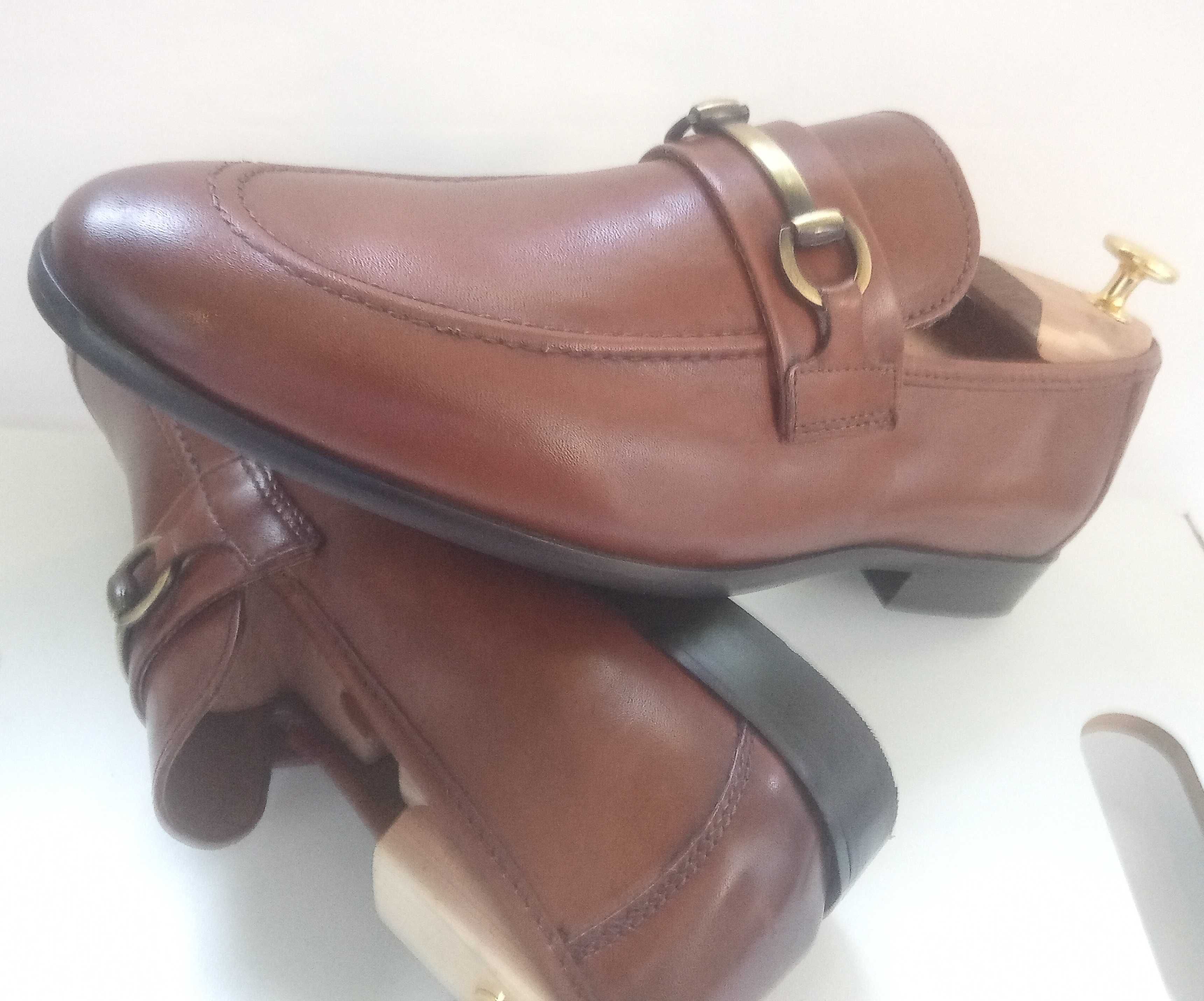 Pantofi bit loafers 42 premium River Island piele naturala moale