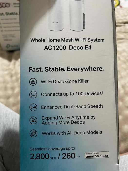 2x Бройки MESH TP-LINK DECO E4 AC1200