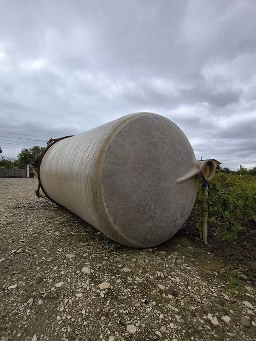 Bazin fibră 40.000 litri vertical