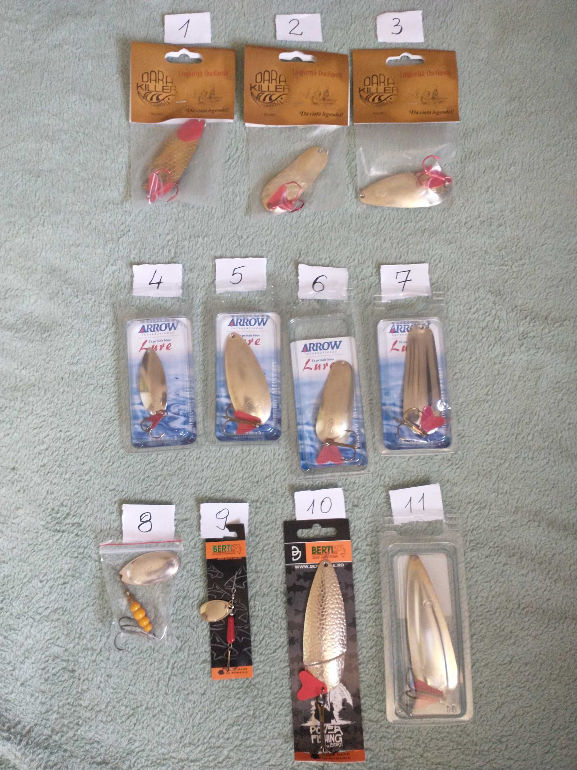Lingurite, Spinnerbait, Chatterbait