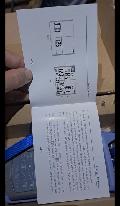 Aparat măsură CATV, analogic , digital