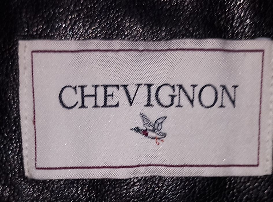 Geacă de piele naturală Chevignon, mărimea M