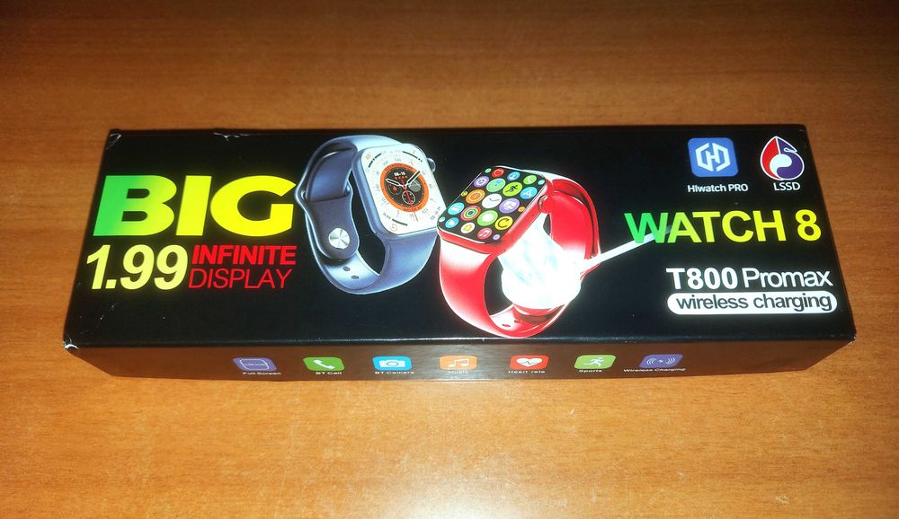 Продам смарт часы t800 pro max новая