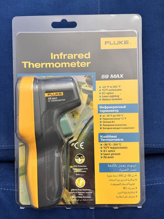 Fluke 59 MAX, Измеритель температуры, пирометр -30+350°C