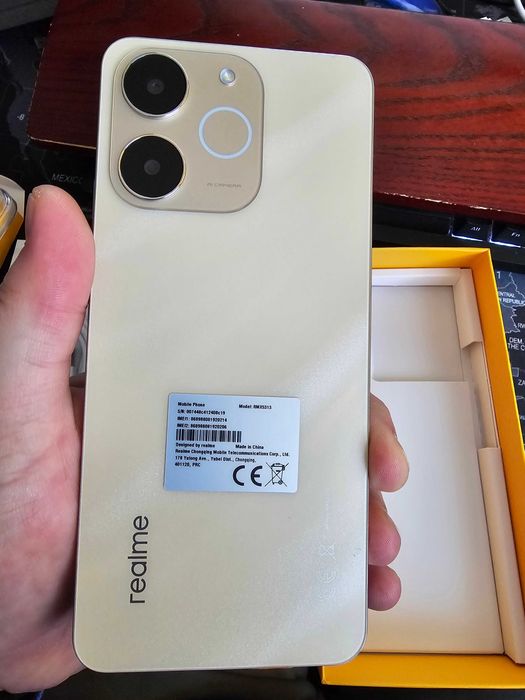 Realme Note 70T – Златист | 128 GB | 4 GB RAM | Чисто нов | Гаранция