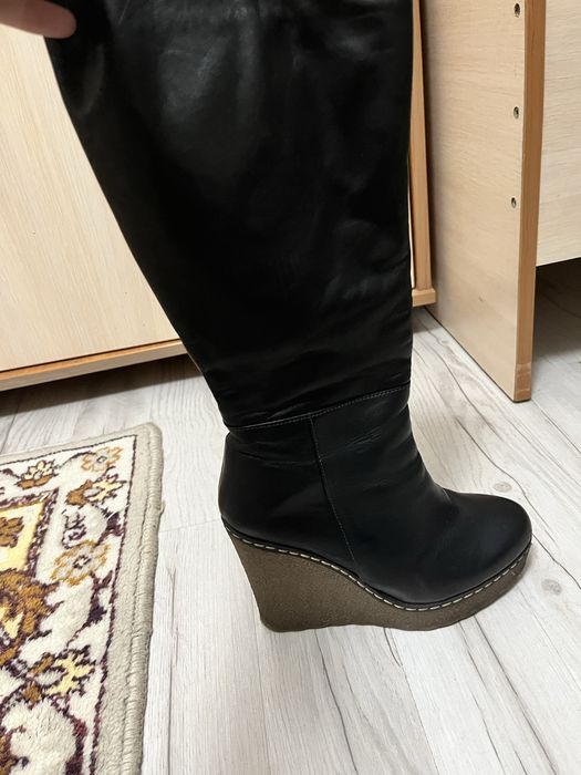 Женские сапоги натуральная кожа