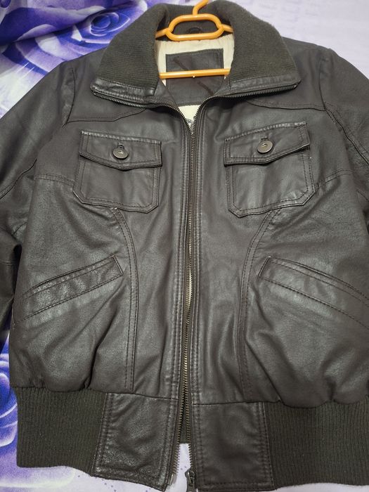 Geacă din piele naturală de capră pentru femei