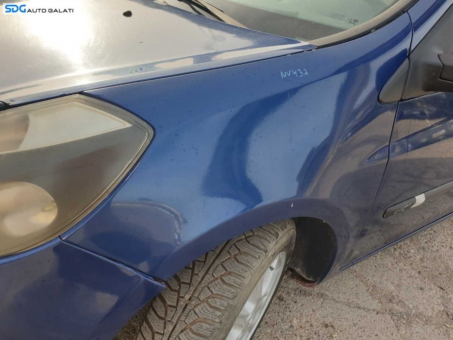 Aripa Stanga Fata Renault Clio 3 2005 - 2014 Culoare NV432 [C3629]