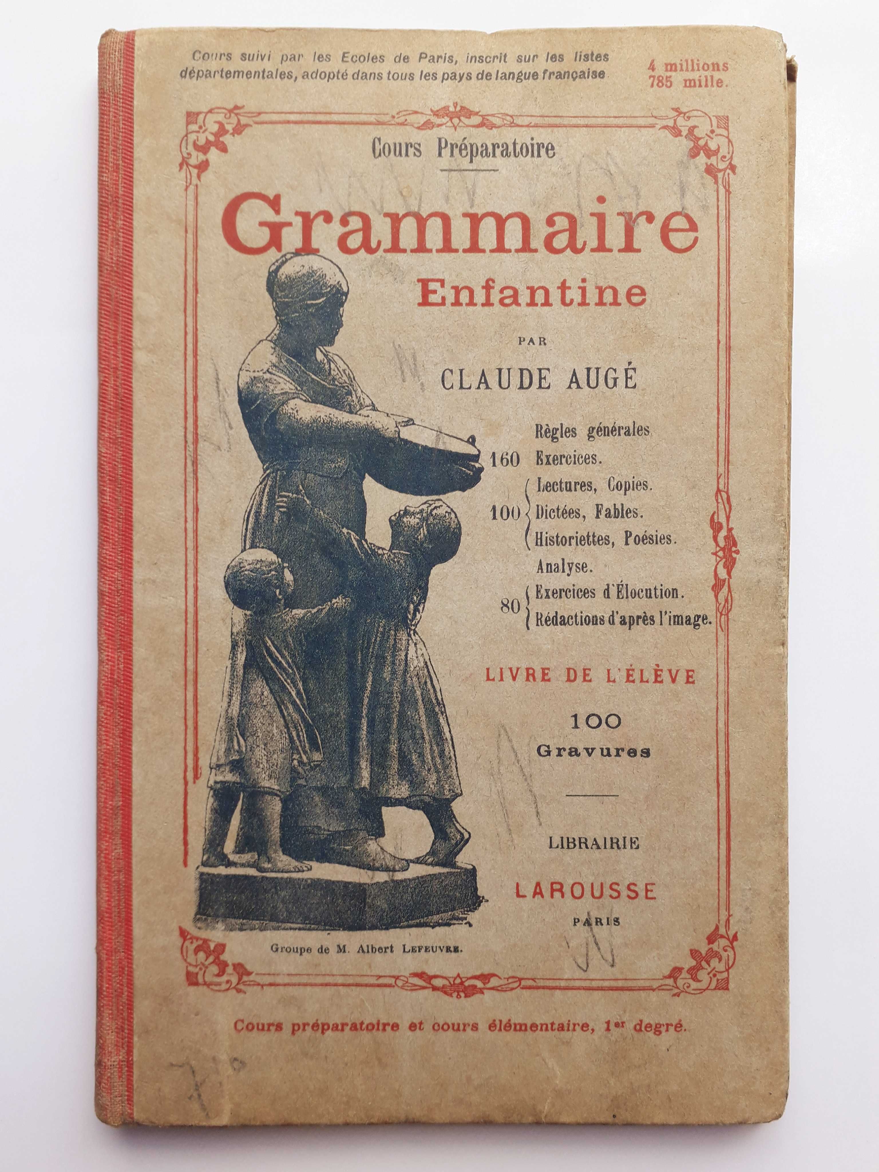 Carte veche gramatica franceză  Larousse