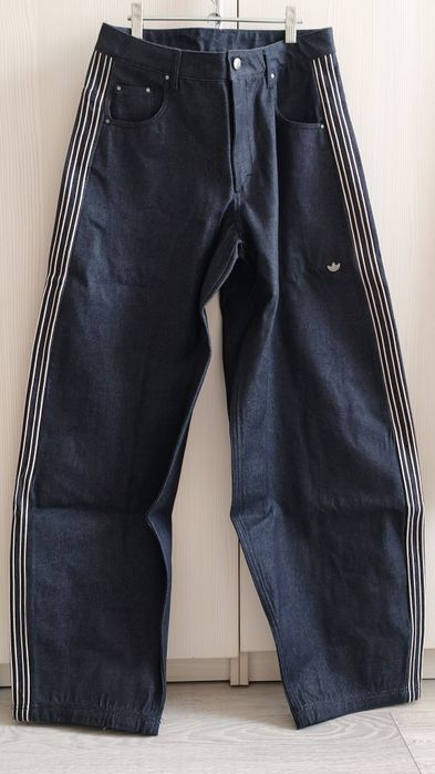 Salvage Denim Buggy Jeans (Adidas originals)