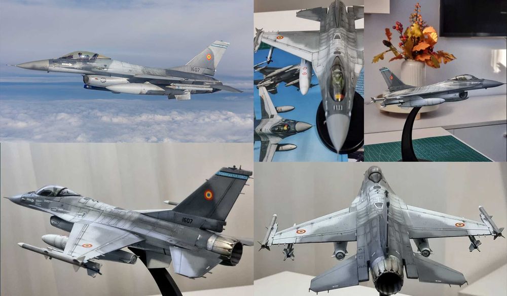 Avion F-16 A 1607 Romanesc scara 1:48