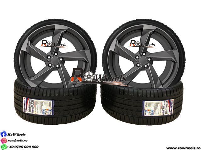 Jante AUDI 20 R20 Model RS Rotor Gri A4 A5 A6 A7 A8 Q3 Q5 Q8 S-RS 2021 anvelope vara