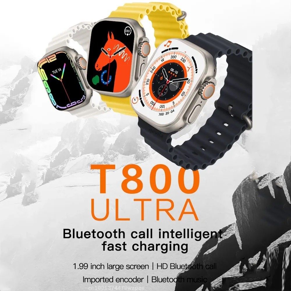 Mega aksiya 3 kun Smart Watch T800 Ultra