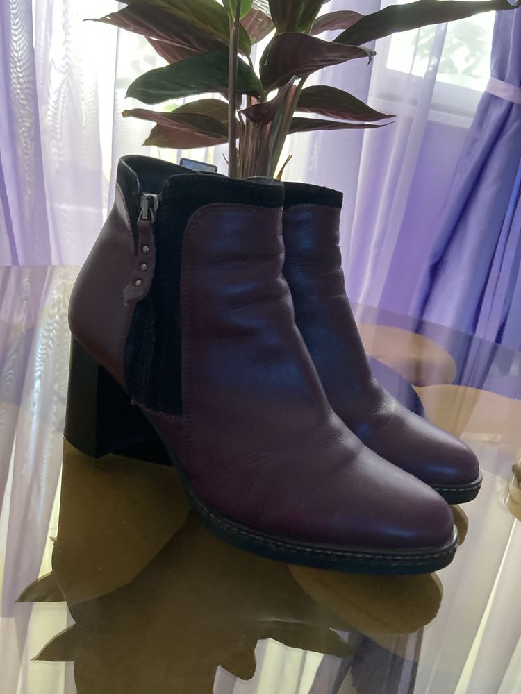 Botine piele naturala,nr 40