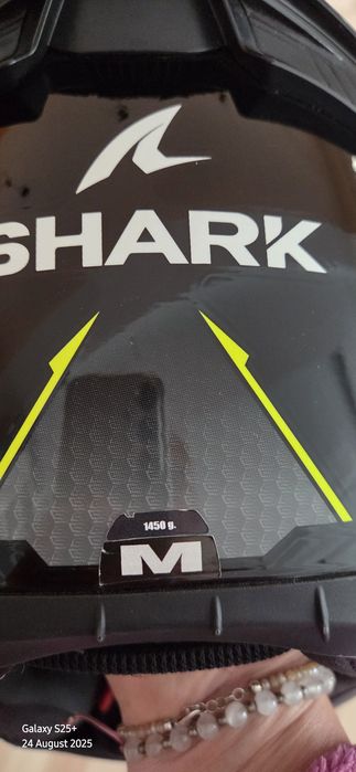 Casca moto Shark D-Skwal 2 Cadium black-yellow