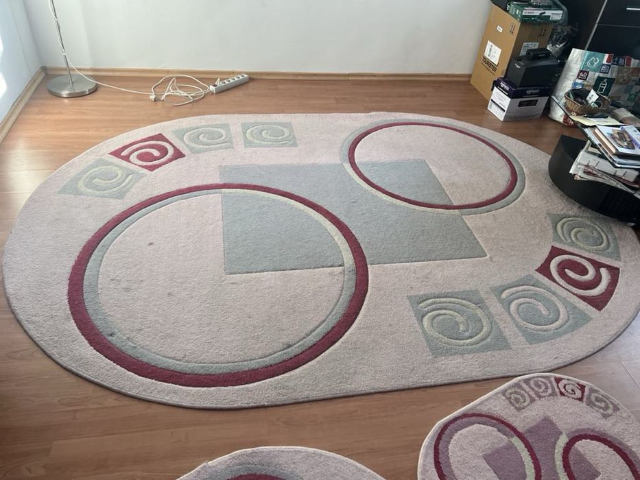 Set 4 covoare de forma ovala