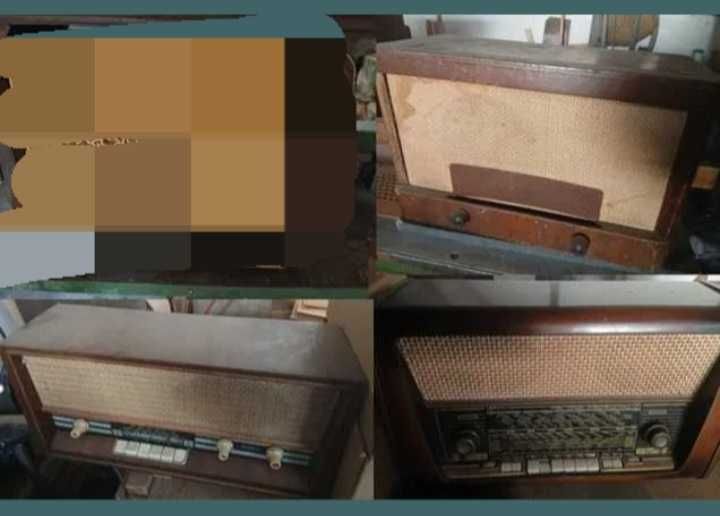 Lot 24 radiouri vechi plus 1 televizor Sport