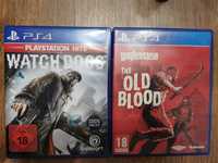 PS4 / Playstation 4 Watch dogs ; Wolfenstein