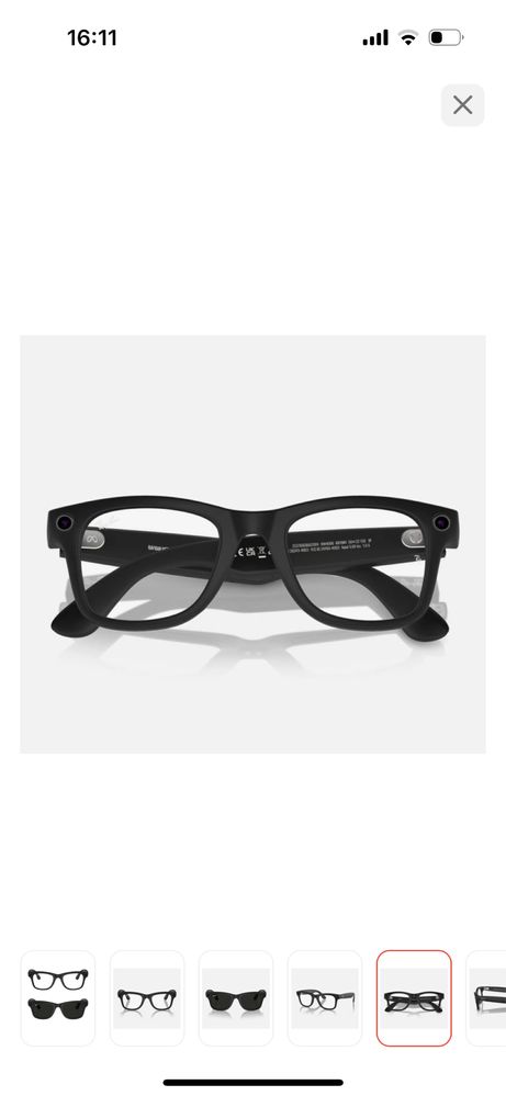 Ray-ban Meta Хамелион очки