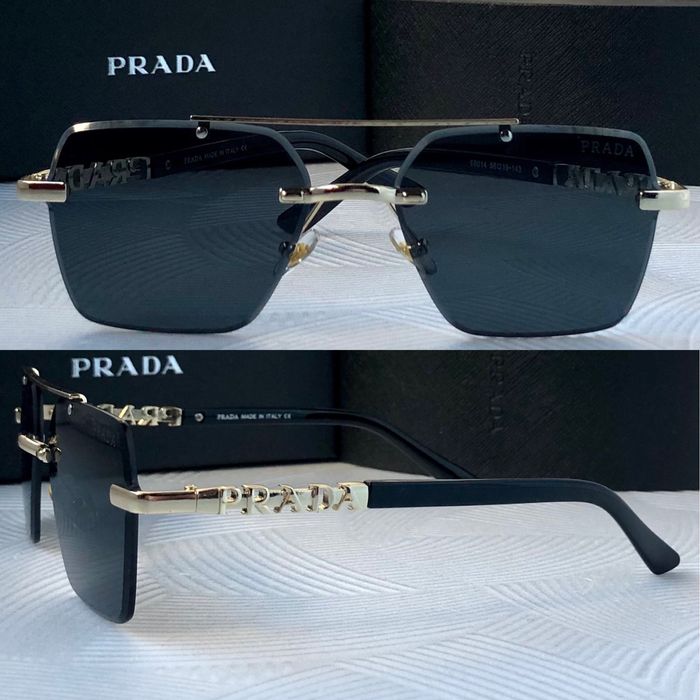 Дамски  Мъжки слънчеви очила с правоъгълни 2 цвята черни