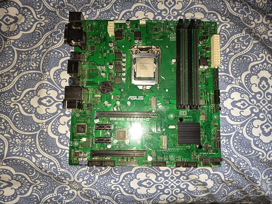 Procesor gaming gen 9, Core i5 9500 + placa de baza Asus B365M-C