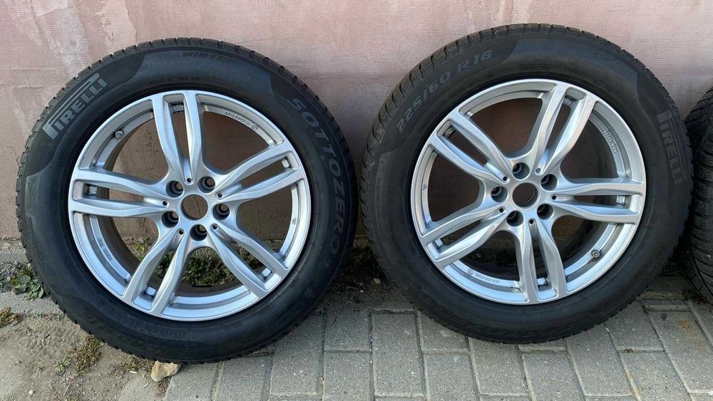 jante bmw seria 5 G 30 G 31 X1  G11 G12 5X112 Iarna 225 60 18 pirelli