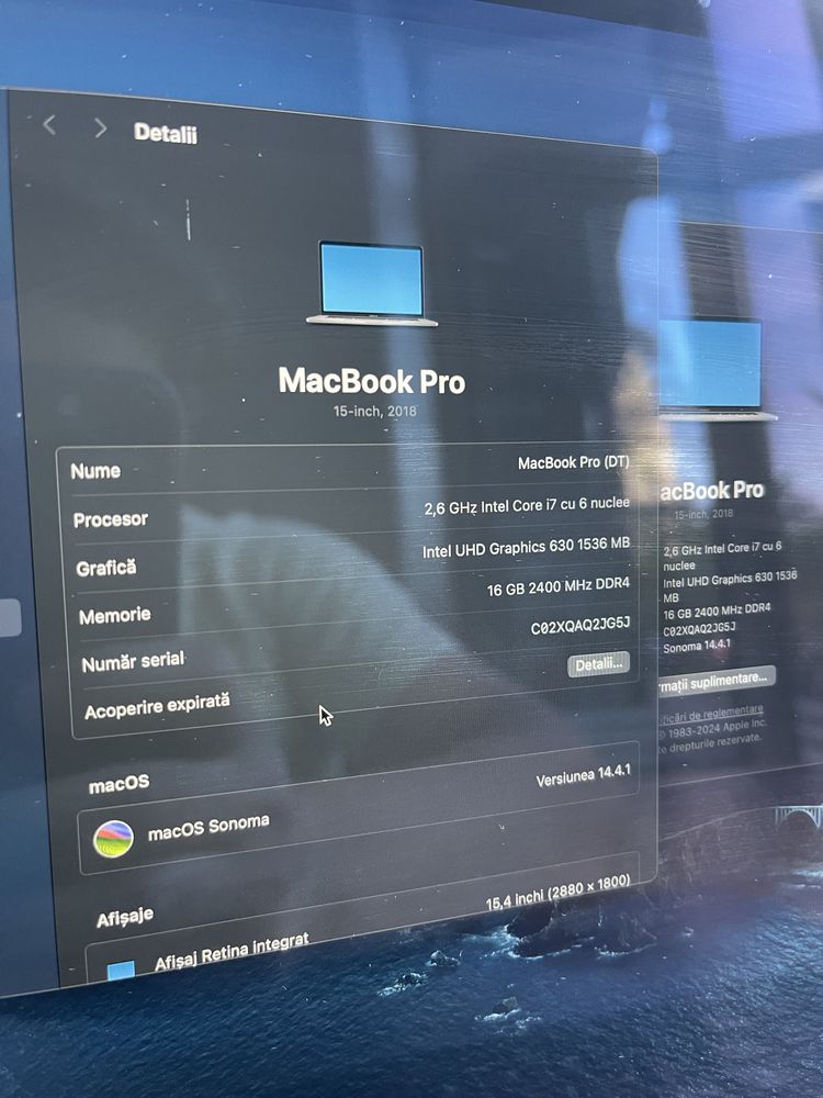 MacBook Pro 15-inch, 2018