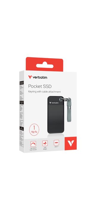SSD extern Pocket Verbatim USB 3.2 Gen 2, 1TB