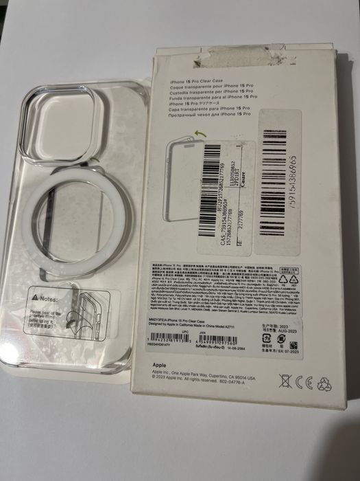 Husa apple 15 pro clear