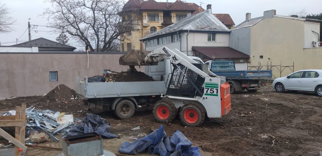 Ridic Moloz, Deseuri, Gunoi, Nivelari, Demolari BOBCAT