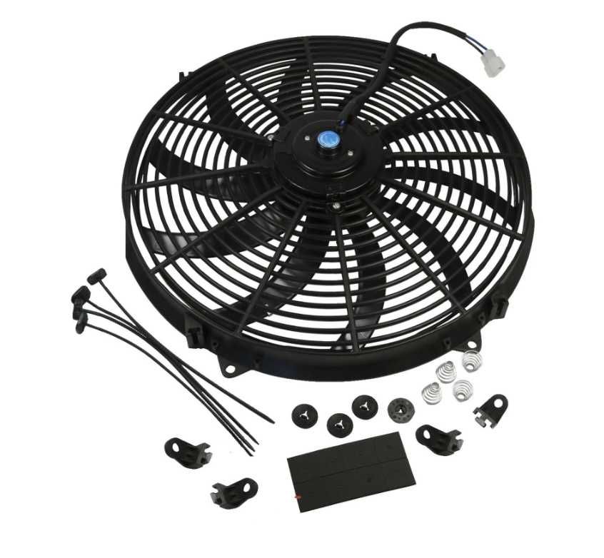 Универсален електрически вентилатор (41см) за радиатор 12V, 160W
