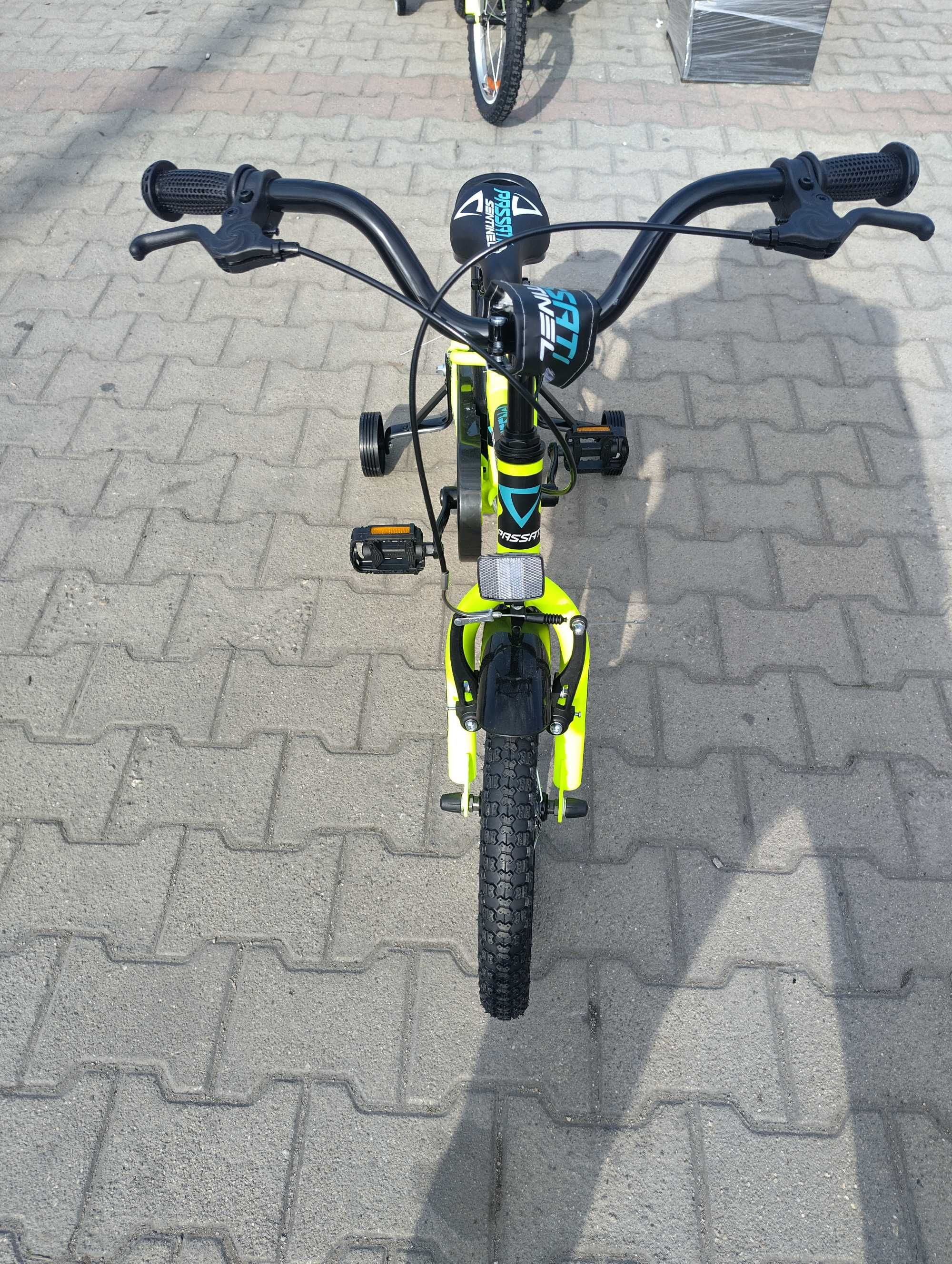 PASSATI Алуминиево детско колело 16" SENTINEL жълт